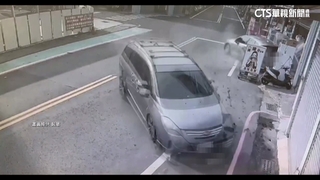 男毒駕失控逆向暴衝　鐵皮屋.轎車遭波及幸無傷