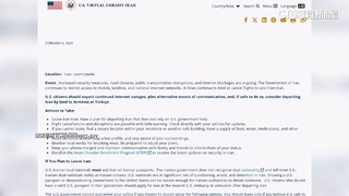 美伊2/6會談將登場　美再籲公民立刻離開伊朗