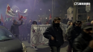 抗議冬奧傷當地環境.憂舉債　米蘭大批居民上街示威