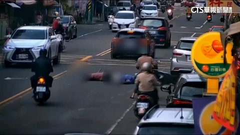 23歲男超車不慎！擦撞7旬夫婦　幸無生命危險