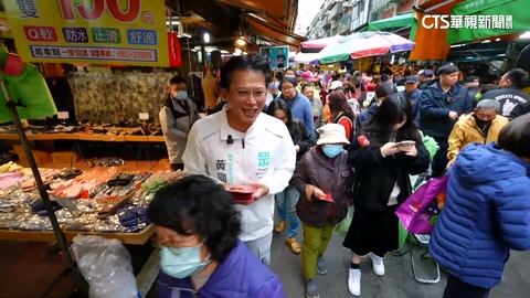 政見遭疑！黃：雖是「綠支持者」仍願溝通　攤商：轉移話題