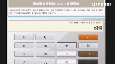 過年不怕叫錯人! 「親戚稱呼計算機」必備 網讚:太好用