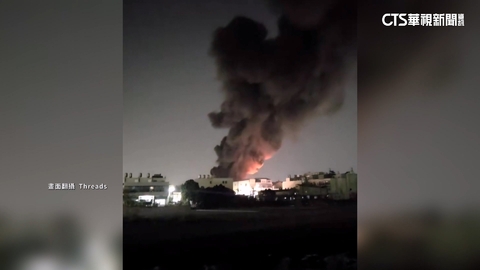 除夕夜大火! 花壇鄉製鞋工廠全面燃燒.幸無人傷亡