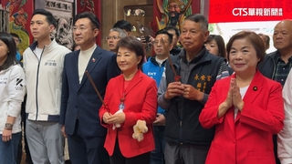 盧秀燕合體江.楊兩人發福袋　蕭美琴助陣何欣純