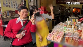 鹿港走春！米可白返鄉賣餅　蚵仔煎「自動轉盤」出餐