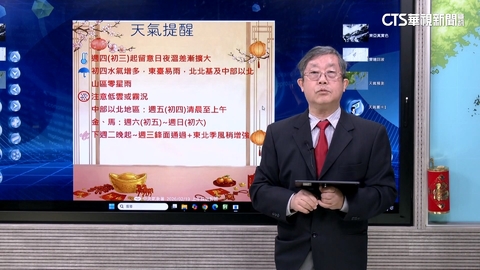 初三起回溫北部至20度 留意日夜溫差增大