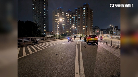 新北永福橋死亡車禍　騎士遭小黃逆向撞飛不治