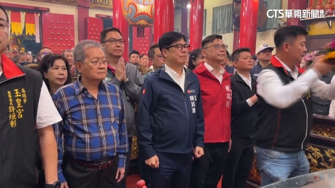 初九拜天公!陳其邁.賴瑞隆同現身 柯志恩後腳到未碰面
