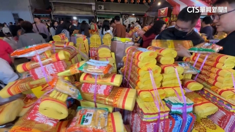 初九天公生! 天壇天公廟金紙成山 玉皇宮發3萬份壽麵