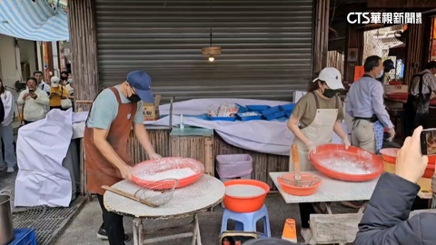 【台語新聞】元宵將至!台南50年老店手工元宵開賣 湧排隊人潮
