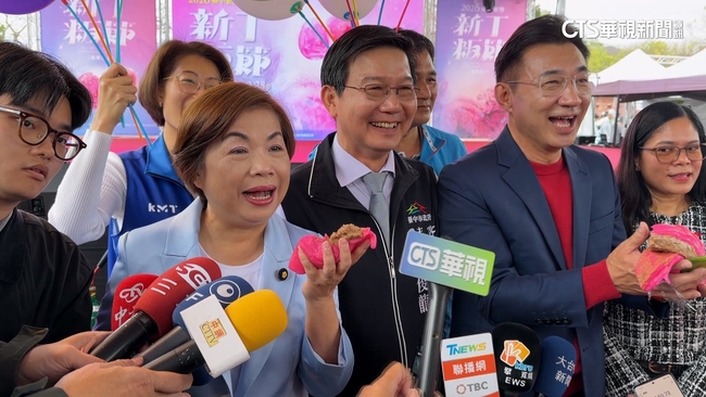 藍台中之爭持續　江啟臣.楊瓊瓔皆稱「同台不尷尬」