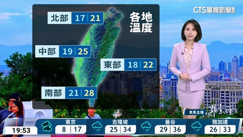 東北季風及華南雲雨區影響　各地降雨機率高