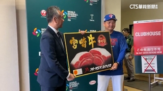 台灣抵宮崎備戰WBC　當地政府贈10公斤牛肉歡迎！