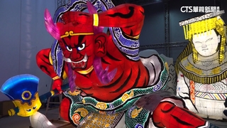 台日合作！　青森睡魔在嘉義　「樸仔媽.虎爺」燈籠吸睛