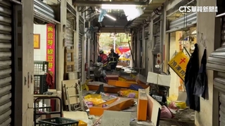 台中建國市場氣爆3傷　「疑瓦斯外洩」震毀整排16間店