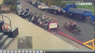 酒醉上路連撞6機車！　男重摔噴飛　酒測值逾0.25