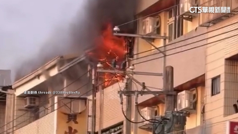 金紙店竄火舌！　疑宮廟進香沖天炮飛室內　主委：會賠償