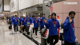 台灣英雄回來了！　球迷守候桃機迎接喊：Team Taiwan