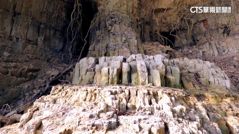 降雨不足！苗栗3水庫蓄水量腰斬　神殿列柱奇景再現