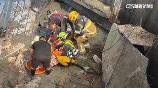 疑工地承受不住重量　2工人墜4米高排水溝送醫