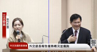 徐巧芯問「知道台灣GD是誰嗎」　林佳龍喊「有點害羞」：有時候會被這樣叫