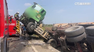 轎車.砂石車對撞釀3傷！　警：無酒駕.肇因待釐清