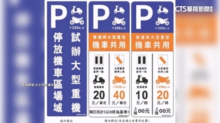 北市重機停車爭議有解　4/6起雙軌制開放24處可佔2格