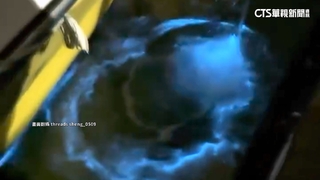 罕見美景！龍鳳漁港也能看到「藍眼淚」　民驚：太美了