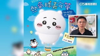 台東國際熱氣球主角揭曉　「吉伊卡哇」號召小夥伴