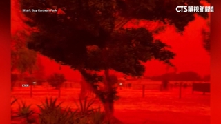 熱帶氣旋「納雷爾」肆虐澳洲　天空變成詭異血紅色