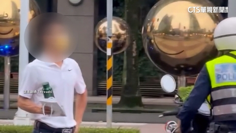 你長官誰！　男101前闖紅燈遭攔　情緒失控大罵警員