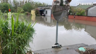 凌晨雨彈狂炸！　苗栗公館三合院慘淹.家具泡水