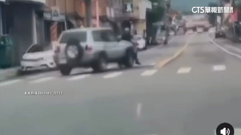 南投肇逃! 吉普車「逆撞騎士輾機車」 駕駛加速逃