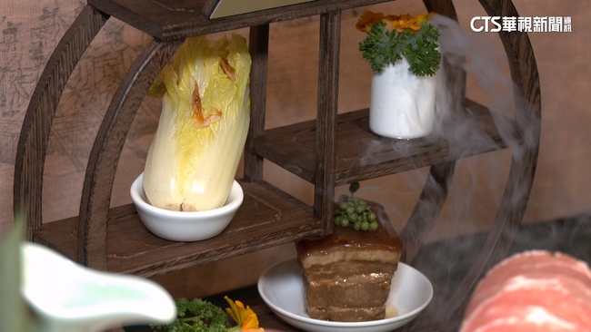 國寶躍上餐桌！　翠玉白菜.肉形石變身火鍋配料