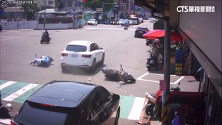 休旅車暴衝猛撞4汽機車　2騎士頭部重創急送醫搶救