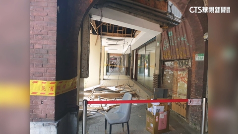 店面天花板砸傷路人! 業者:將賠償 建管處開罰12萬