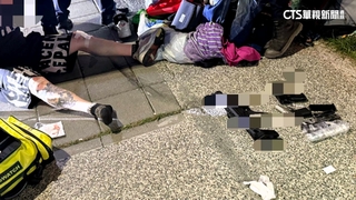 毒駕男拒檢甩尾逃！　自撞後棄車落跑　警追捕壓制